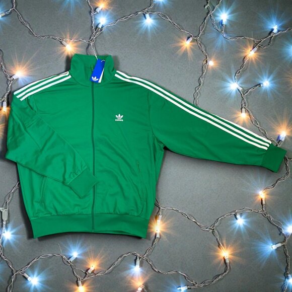 ✅ADIDAS ORIGINALS TRACK JACKET IN GREEN SIZE XL - Picture 2 of 8
